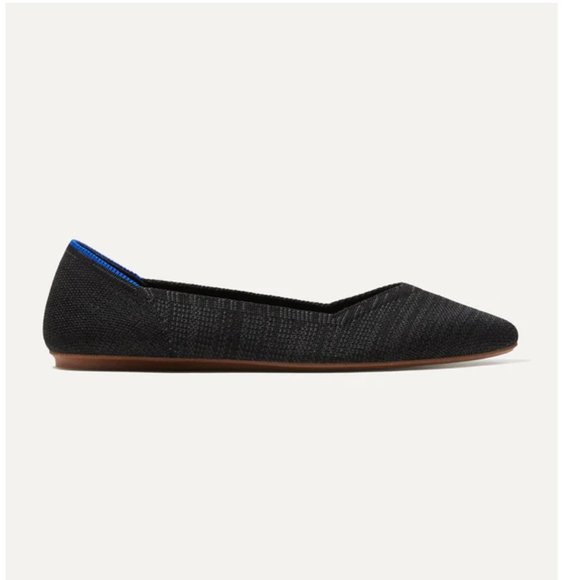 NWT Rothy's "The Point" heathered black 10 - Picture 3 of 9